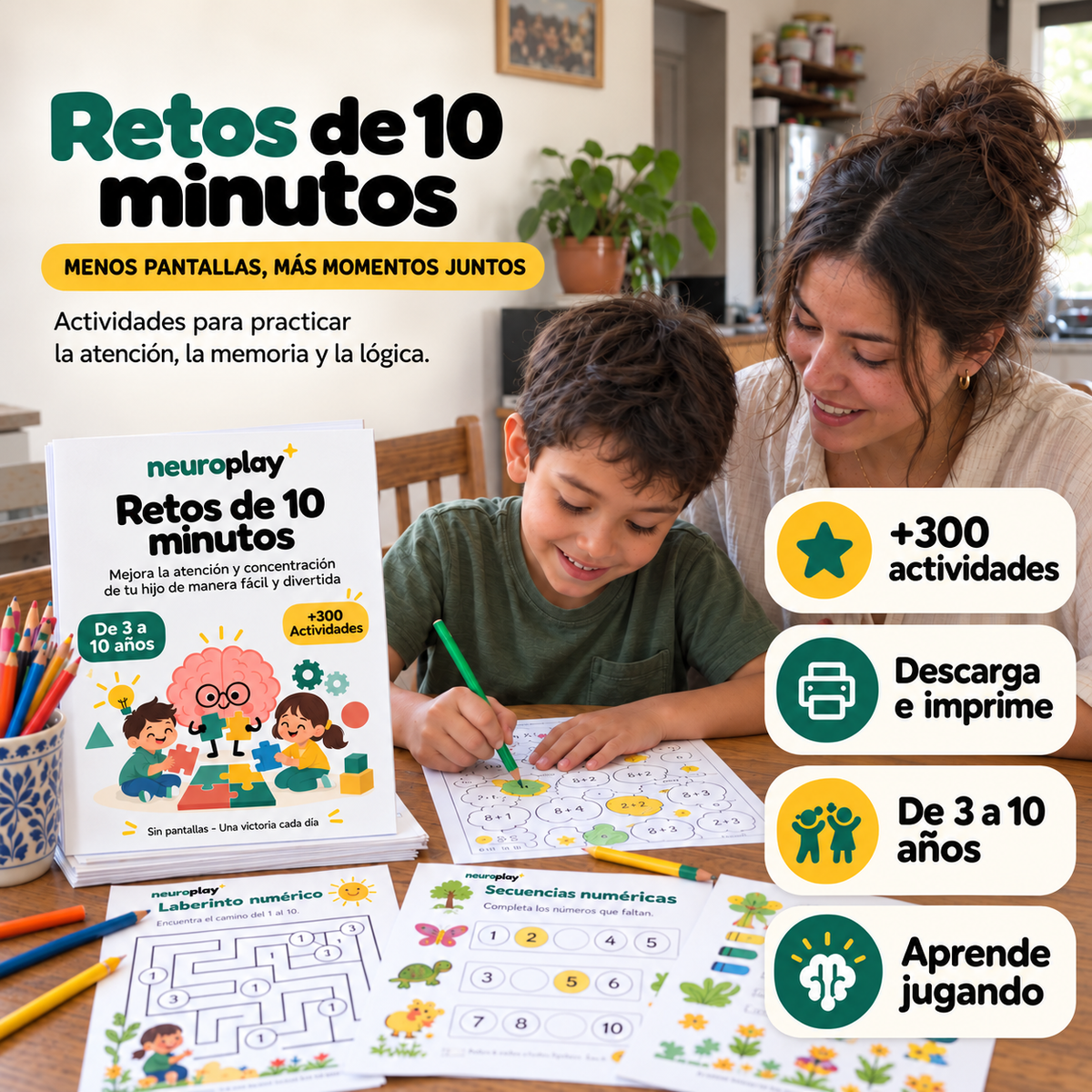 300 Actividades para Mejorar su Atención y Concentración